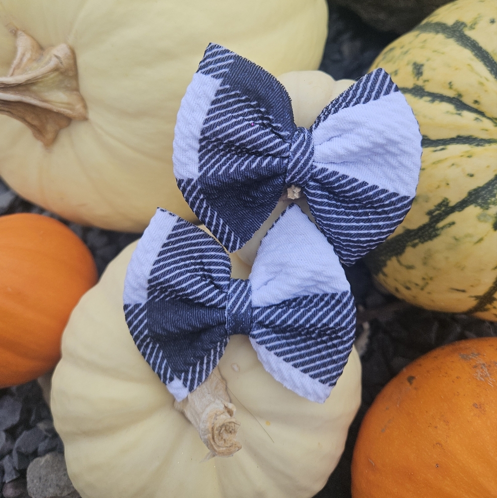 Fall Set of Piggie Tail Bows
